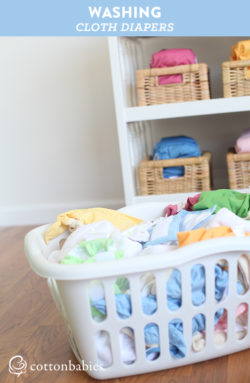 Cloth 101: The Simplest Way to Wash Cloth Diapers #bumgenius #cottonbabies