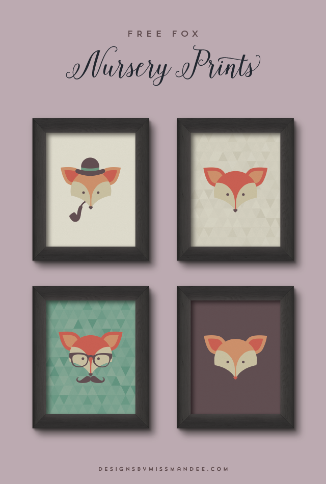 Fox Nursery Prints