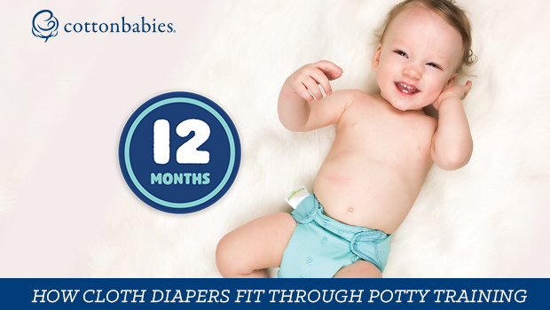 How do one-size cloth diapers fit 8-35 pounds?