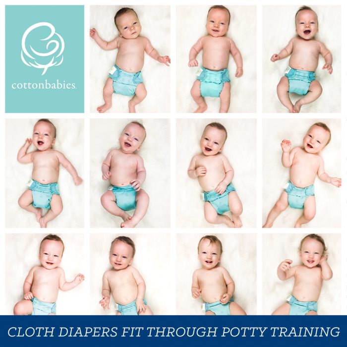 Love cloth diapers from birth - potty training. #cottonbabies #bumgenius 
