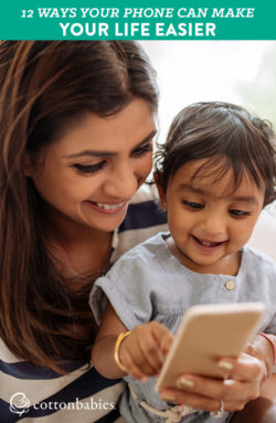 12 tips for busy moms to make life easier with a smart phone.