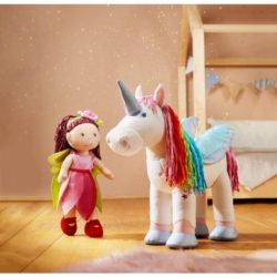 Unicorn toys with removable wings and horn.