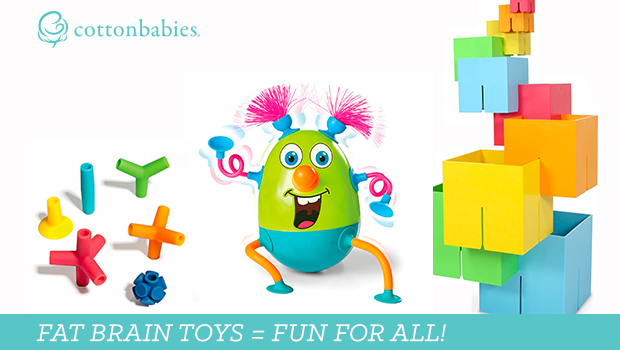 Looking for a fun, engaging toy for your toddler? Shop Fat Brain Toys now. #cottonbabies #toys